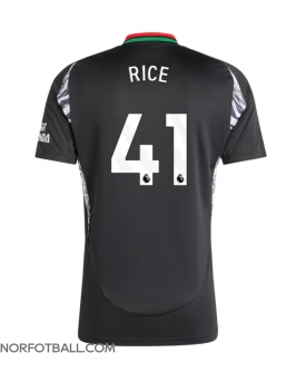 Billige Fotballdrakt Arsenal Declan Rice #41 Replika Bortedrakt 2024-25 Kortermet